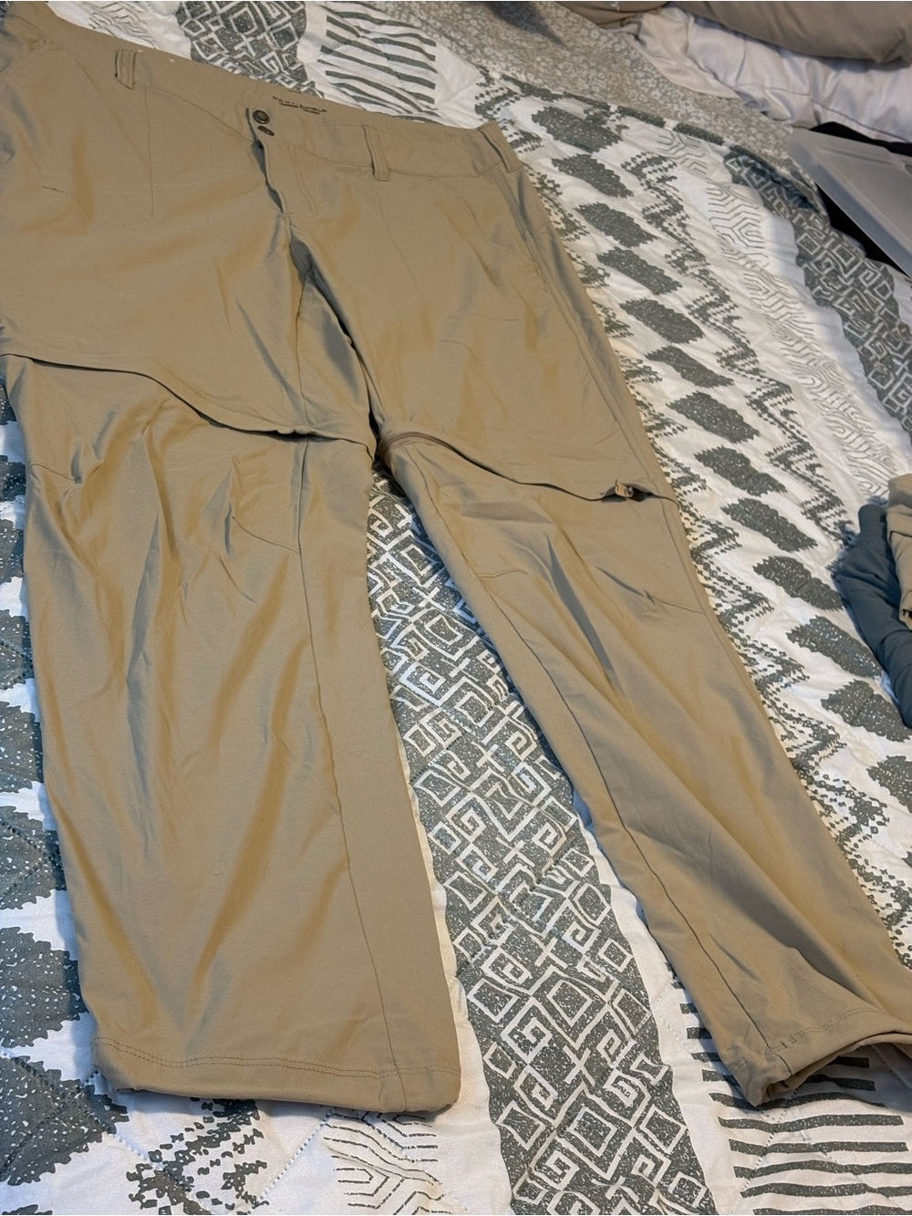 Columbia Women’s Convertible Khaki Hiking Pants - Tan
